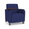 Lesro Siena Lounge Reception Guest Chair W/ Swivel Tablet, 27 in W 29.5 in L 32.5 in H SN1101 - alternate 1